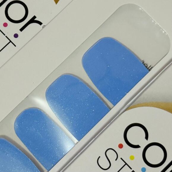 New Color Street “Fortune Teller” A Shimmery Boardwalk Blue Nail Strips - Picture 1 of 1